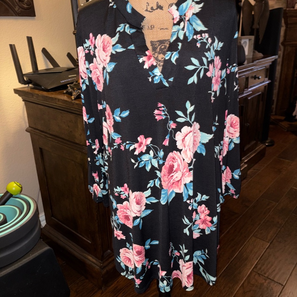 Floral Tunic style Top